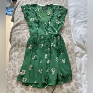Reformation Floral Print Mini Dress